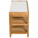 Entryway Shoe Bench, 69Lx34Wx48H cm, Paulownia sponge