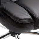 Vinsetto Office Chair High Back Executive Ergonomic Design Adjustable Seat Height 360 Degree Swivel PU Leather-Black