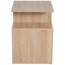 HOMCOM Contemporary Style Table -  Oak Colour
