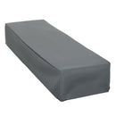 Outsunny 200x73cm Outdoor & Garden Furniture Rectangular Cover Suitable for sunbed Water UV Resistant Protection Oxford Fabric Rattan Lounge Clean Cover Grey Protective