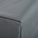 Outsunny 200x73cm Outdoor & Garden Furniture Rectangular Cover Suitable for sunbed Water UV Resistant Protection Oxford Fabric Rattan Lounge Clean Cover Grey Protective