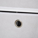 Non-Woven Fabric 6-Drawer MDF Bedroom Cabinet White