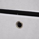 Non-Woven Fabric 6-Drawer MDF Bedroom Cabinet Black