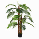 HOMCOM Outsunny Artificial Palm Tree Decorative Plant 19 Leaves w/ Nursery Pot Fake Tropical Tree Indoor/Outdoor décor 120 cm