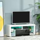 HOMCOM Tv Stand - Black & White