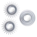 Lewis's Set of 3 Starburst Vanity Mirrors - Silver
