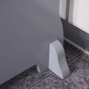 Kitchen Helper for Children Step Stool with 2 Steps, Support Handles and Non-Slip - Grey
