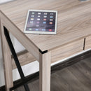 Computer Desk Writing Desk with one Drawer Home Office Large Tabletop 76x112cm Natural