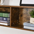 HOMCOM Shelving Unit - Brown & Black