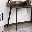 MDF Organised Compartment Home Office Desk Black