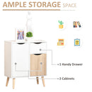 Particle Board L-Shaped Home Office Desk White/Oak