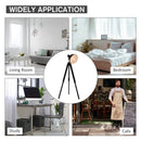 HOMCOM Retro Tripod Floor Lamp-White  |