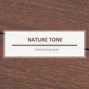 Computer Desk Writing Table Workstation for Home Office with Shelves, Drawers, Walnut Brown w/ Shelf, Drawer