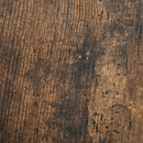84cm Wide Writing Desk Computer Table Home Office PC Laptop Workstation Storage Shelf Color Rustic Brown Metal Frame