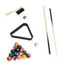HOMCOM 4-In-1 Multi Game Table Kids Indoor Activity W/ Tennis Billiard Foosball Hockey 4 in 1 Mini Billiards Pool Set 2 Types-Multi Colour