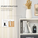 HOMCOM Shelving Unit -White