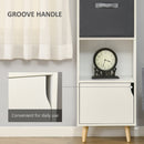HOMCOM Shelving Unit -White