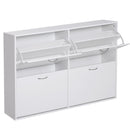 Shoe Cabinet, 81H cm-White