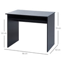Workstation, 50Lx90Wx74H cm-Black  |