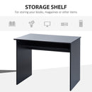 Workstation, 50Lx90Wx74H cm-Black  |