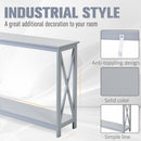 HOMCOM Console Table - Grey