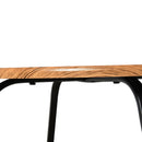 Metal Frame 2-Tier Particle Board Coffee Table