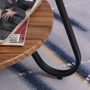 Metal Frame 2-Tier Particle Board Coffee Table