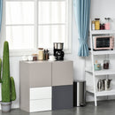 Sideboard Storage Cabinet Hallway Floor Standing Cupboard Cube with Drawers Home Living Room Bedroom Office Furniture Modern