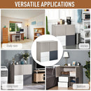 Sideboard Storage Cabinet Hallway Floor Standing Cupboard Cube with Drawers Home Living Room Bedroom Office Furniture Modern