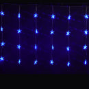 Christmas Sparkle Curtain Lights x 24 Blue LEDs - Mains Operated