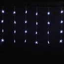 Christmas Sparkle Curtain Lights x 24 White LEDs - Mains Operated