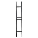 150cm Tall Metal Firewood Log Holder Rack Double Tier w/ Balanced Base Side Rails Indoor Outdoor Traditional Fireplace Log Storage Cradle 150x40cm