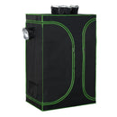 Outsunny Mylar Hydroponic Grow Tent with Vents and Floor Tray for Indoor Plant Growing 90x60x135cm