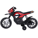 HOMCOM Kids Electric Ride On Motorbike Scooter 6V - Red