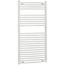 HOMCOM Heated Towel Rail, Hydronic Bathroom Ladder Radiator 600mm x 1200mm White
