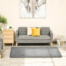 HOMCOM Grey Fluffy Area Rug Shaggy Carpet for Living Room, Bedroom, 120x200cm