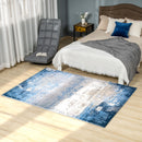 HOMCOM Blue Large Area Rug, Render Carpet for Living Room Bedroom, 160x200cm