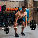 SPORTNOW Olympic Weight Plates for 2'' Barbell Bar with Tri Grips, 2 x 15kg