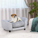 PawHut Dog Sofa Bed Pet Chair Kitten Couch Lounge w/ Cushion for XS S Dogs