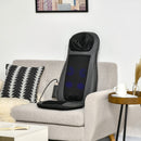 HOMCOM Back & Neck Massager w/ Heating Deep Tissue Kneading and Vibrating Black