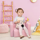 HOMCOM Kids Mini Sofa 2 In 1 Table Chair Set  Armchair Seat Children Girl Boys