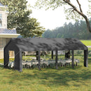 Outsunny 4 x 8 m Patio Garden Party Canopy, BBQ, Wedding, Camping Gazebo Trent
