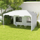 Outsunny 3 x 4 m Garden Gazebo Outdoor Canopy Marquee Party Tent White