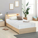 HOMCOM Single Mattress W/ Breathable Foam Pocket Innerspring 190cmx90cmx22.5cm