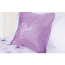 Butterfly Flower Complete Bedding Set - Lilac (Bed in a bag)
