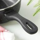 Sovereign Stone 20cm Scratch Resistant Easy Clean Non Stick Saucepan & Lid -Black  Marble