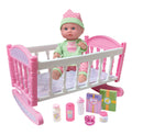 Uneeda Doll Little Luv Baby Doll with Crib Gift Set