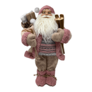 Standing Santa 60cm Pink