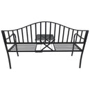 Outsunny Garden Bench 1.5m - Black