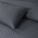 Opus Leaf Pinsonic Duvet Set - Charcoal